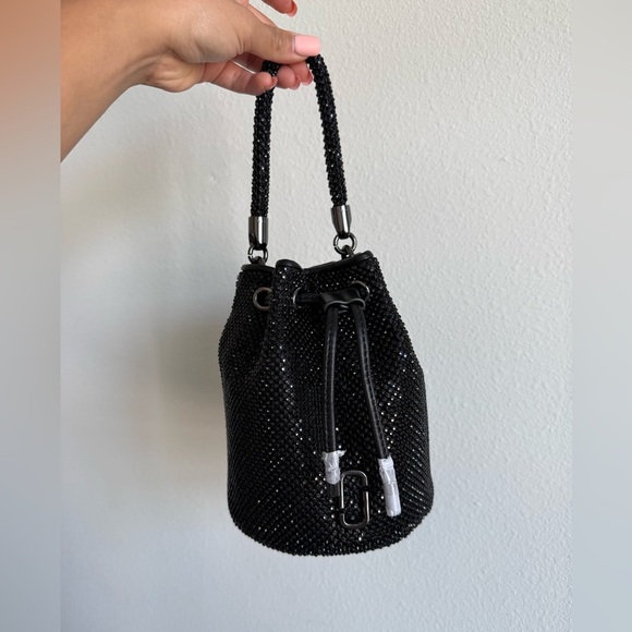 NWT Marc Jacobs The Rhinestone Drawstring Mini Bucket
Bag - Picture 3 of 14